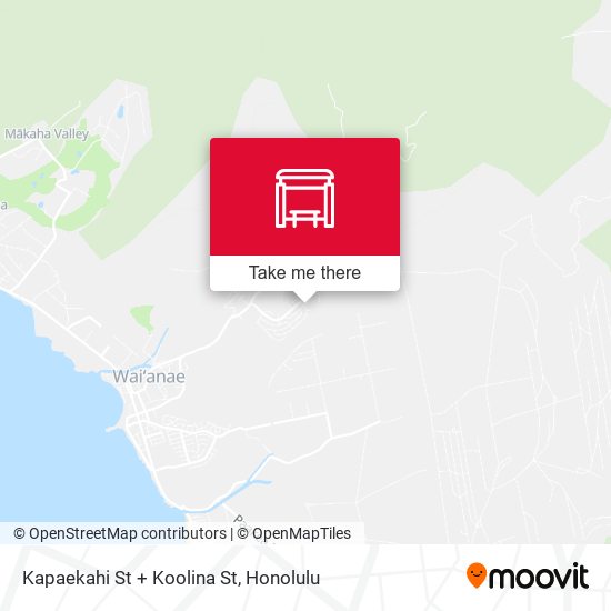 Mapa de Kapaekahi St + Koolina St