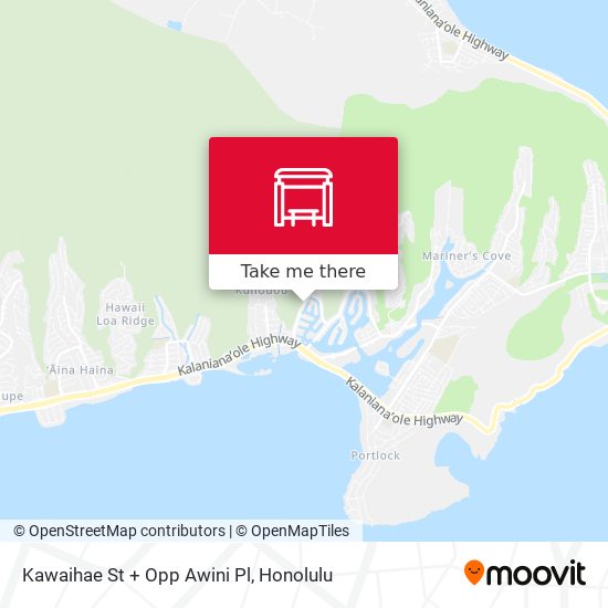Kawaihae St + Opp Awini Pl map