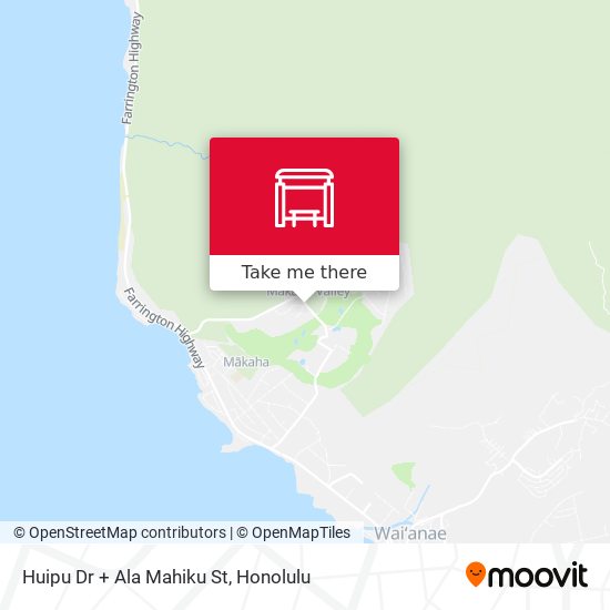 Huipu Dr + Ala Mahiku St map