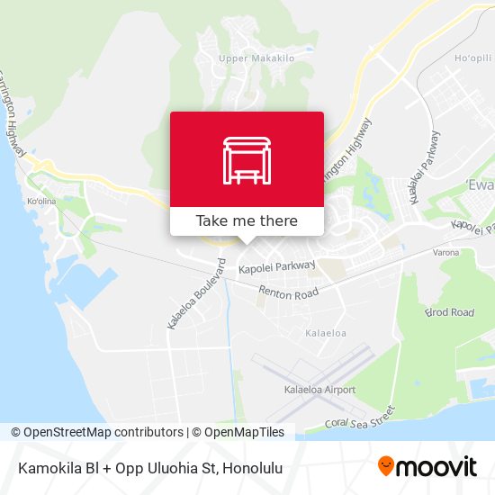 Kamokila Bl + Opp Uluohia St map