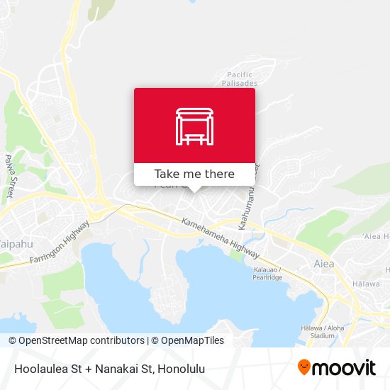 Mapa de Hoolaulea St + Nanakai St