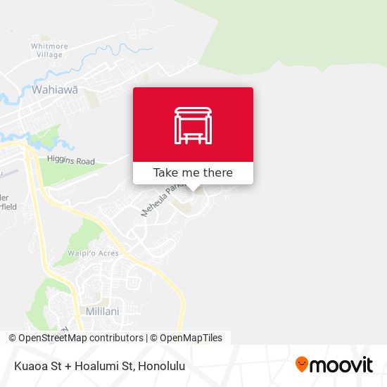 Mapa de Kuaoa St + Hoalumi St