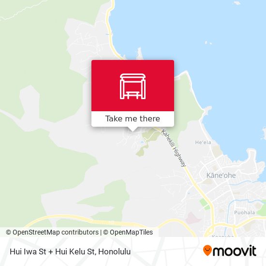 Mapa de Hui Iwa St + Hui Kelu St