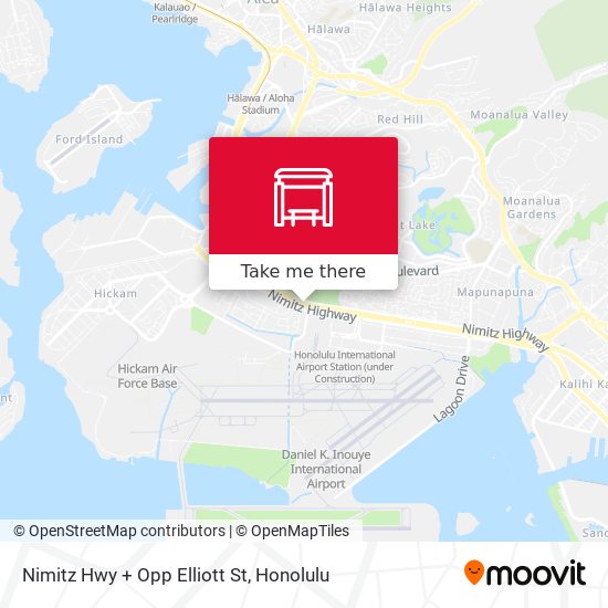 Nimitz Hwy + Opp Elliott St map