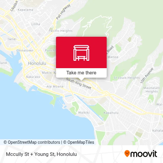 Mccully St + Young St map