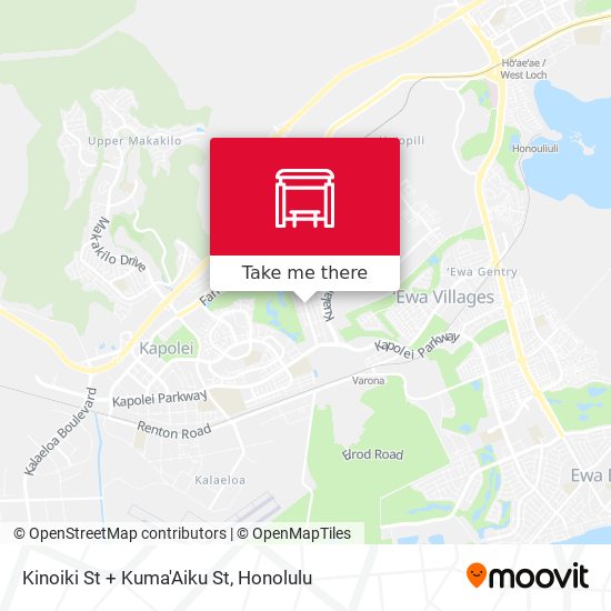 Kinoiki St + Kuma'Aiku St map
