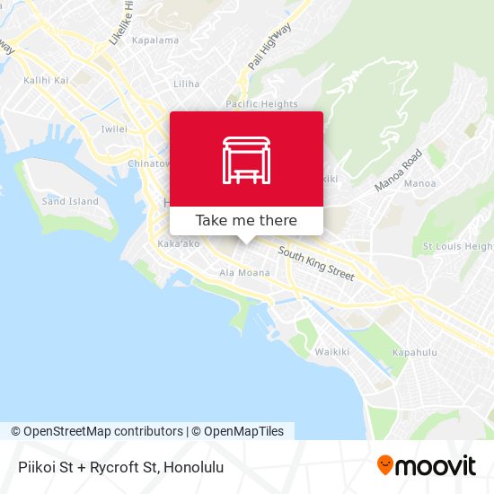 Piikoi St + Rycroft St map