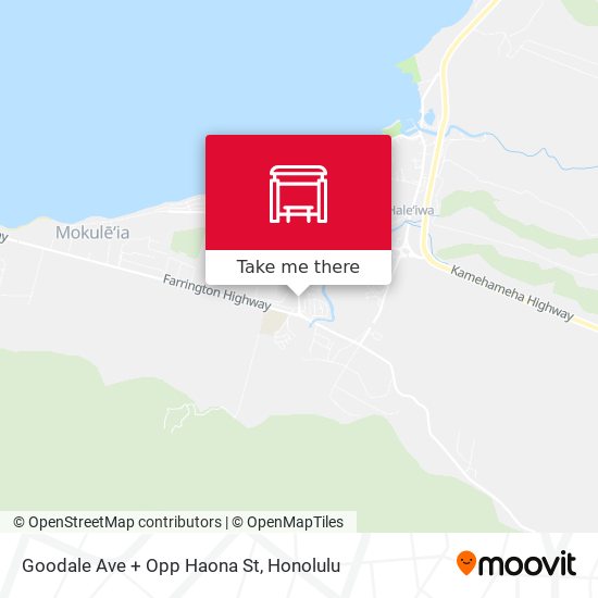 Goodale Ave + Opp Haona St map