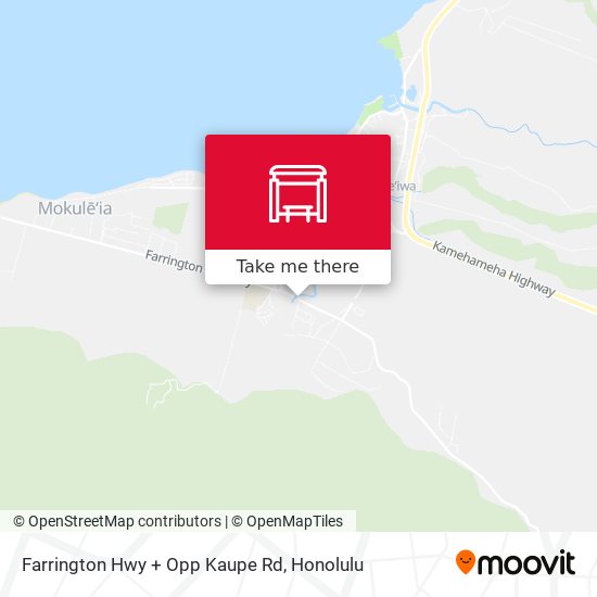 Mapa de Farrington Hwy + Opp Kaupe Rd