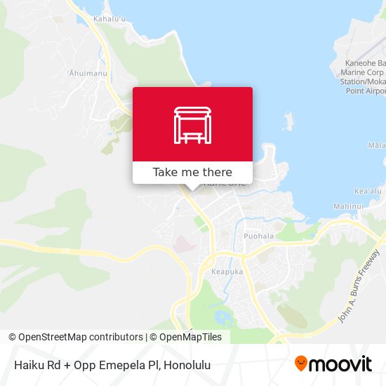 Mapa de Haiku Rd + Opp Emepela Pl