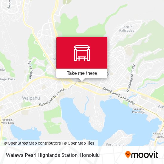 Mapa de Waiawa Pearl Highlands Station