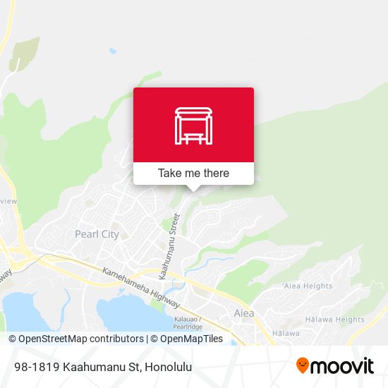 98-1819 Kaahumanu St map