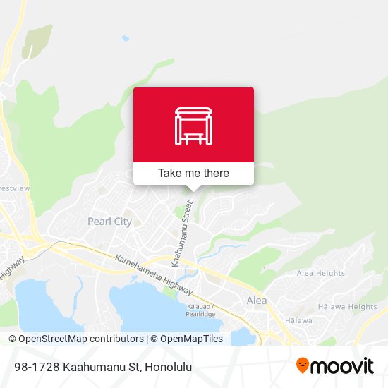 Mapa de 98-1728 Kaahumanu St