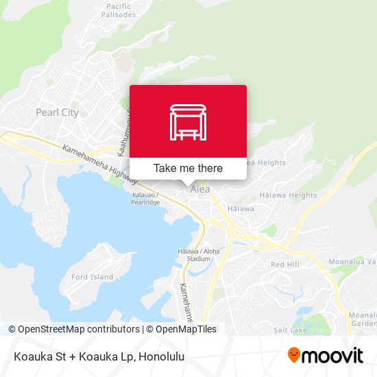 Mapa de Koauka St + Koauka Lp