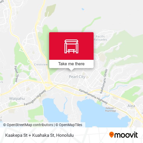 Kaakepa St + Kuahaka St map