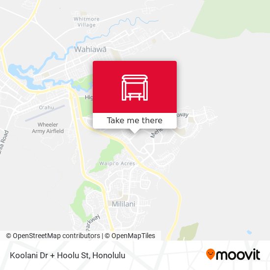 Koolani Dr + Hoolu St map