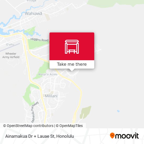 Ainamakua Dr + Lauae St map