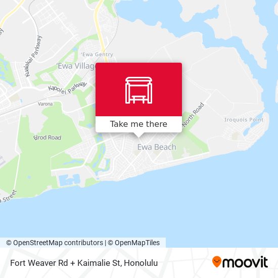 Fort Weaver Rd + Kaimalie St map