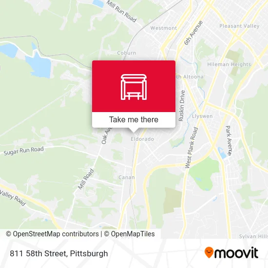811 58th Street map