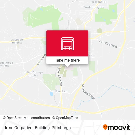 Irmc Outpatient Building map