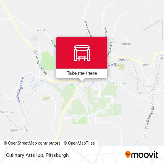 Mapa de Culinary Arts Iup
