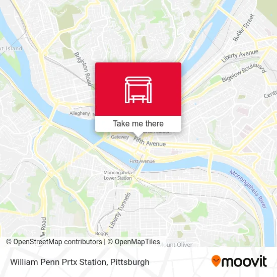 Prtx Map William Penn Prtx Station - Routes, Schedules, and Fares