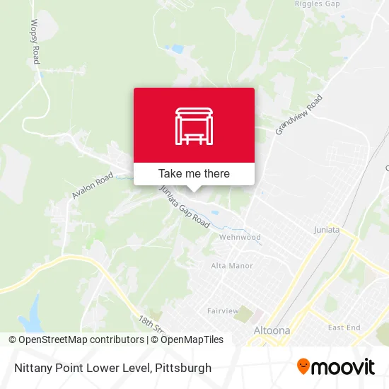 Mapa de Nittany Point Lower Level