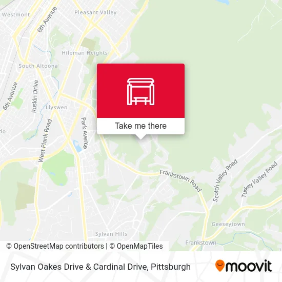 Sylvan Oakes Drive & Cardinal Drive map