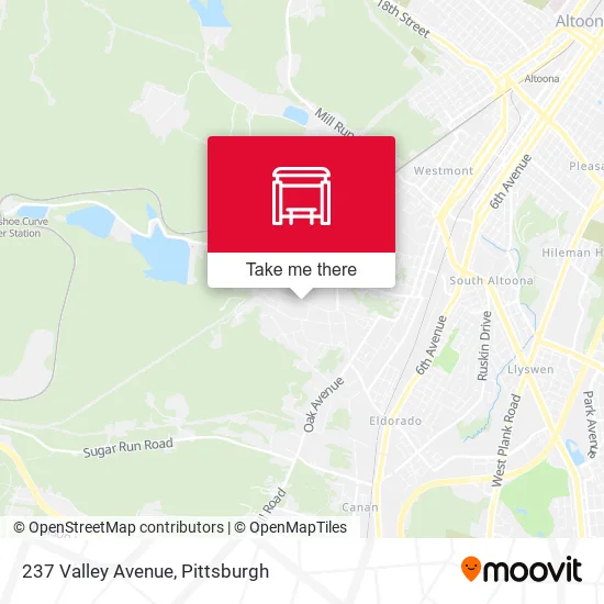 237 Valley Avenue map