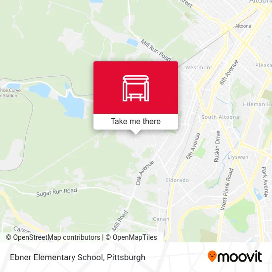 Ebner Elementary School map