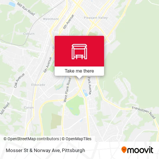 Mapa de Mosser St & Norway Ave