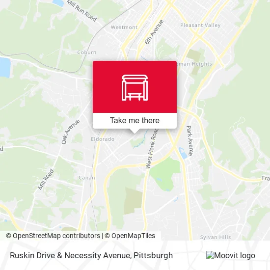 Mapa de Ruskin Drive & Necessity Avenue