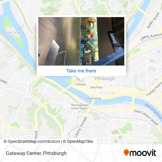 Mapa de Gateway Center