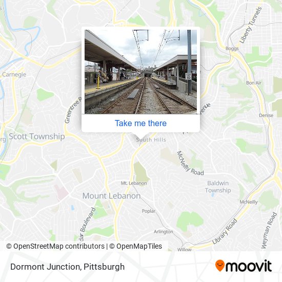 Dormont Junction map