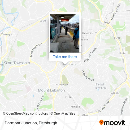Mapa de Dormont Junction