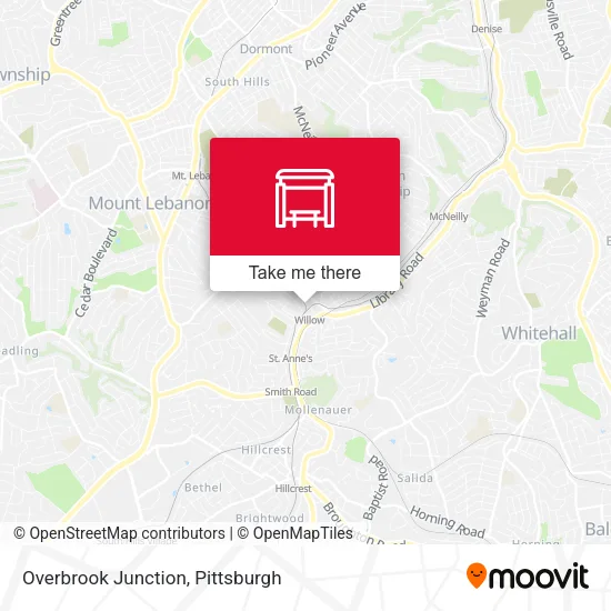 Mapa de Overbrook Junction