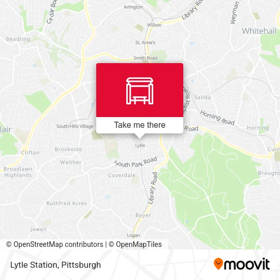 Mapa de Lytle Station