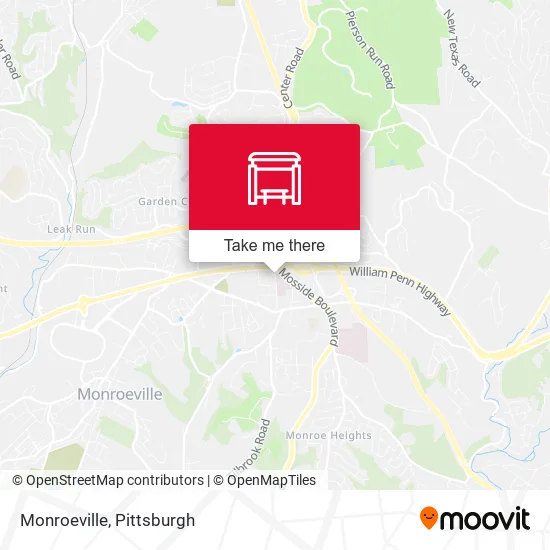 Mapa de Monroeville