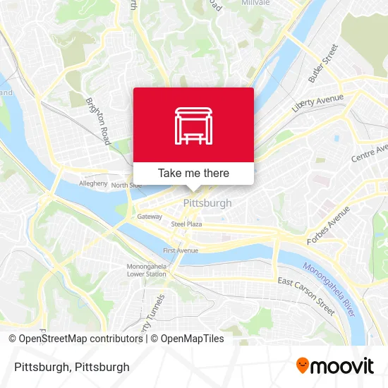 Pittsburgh map