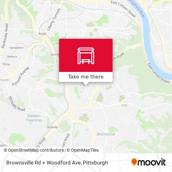 Mapa de Brownsville Rd + Woodford Ave