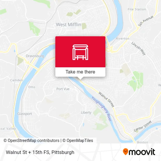 Walnut St + 15th FS map