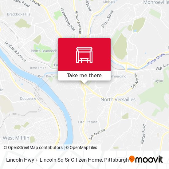 Mapa de Lincoln Hwy + Lincoln Sq Sr Citizen Home