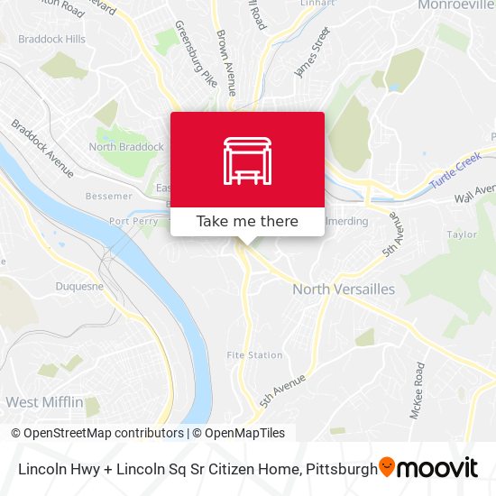 Lincoln Hwy + Lincoln Sq Sr Citizen Home map