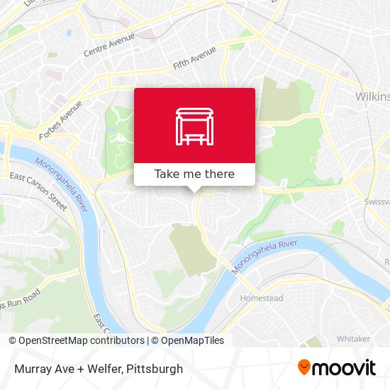 Murray Ave + Welfer map