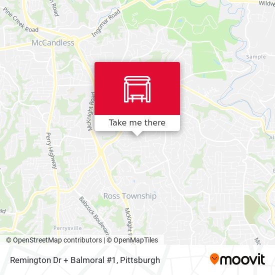 Mapa de Remington Dr + Balmoral #1