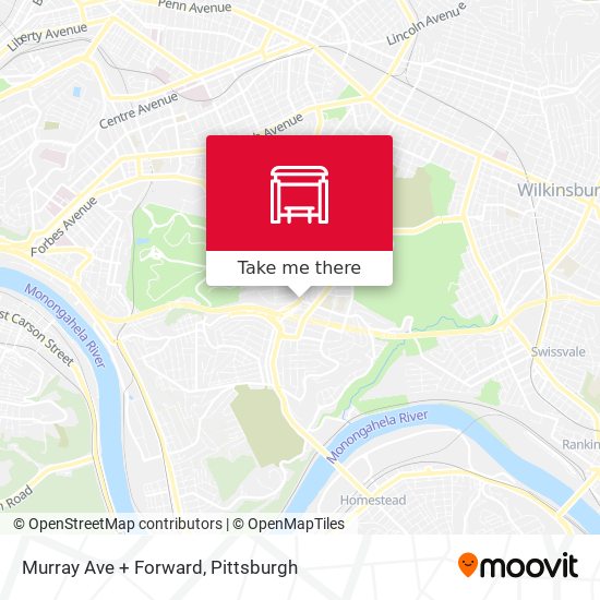 Murray Ave + Forward map