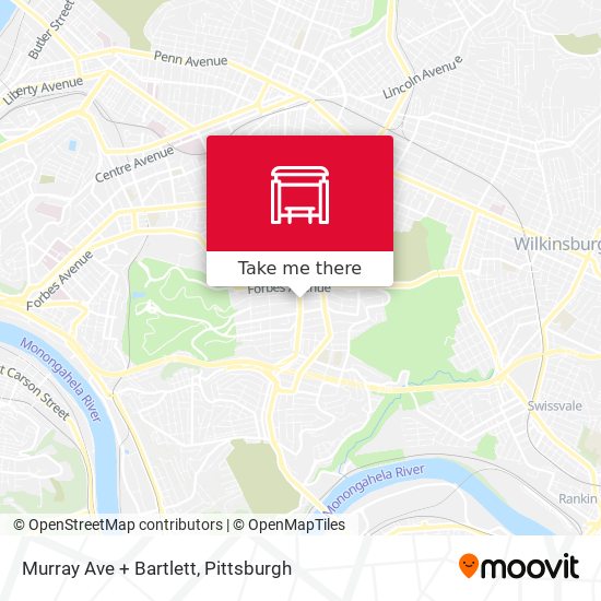 Murray Ave + Bartlett map