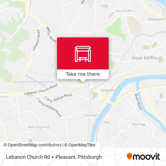 Mapa de Lebanon Church Rd + Pleasant