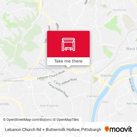 Lebanon Church Rd + Buttermilk Hollow map