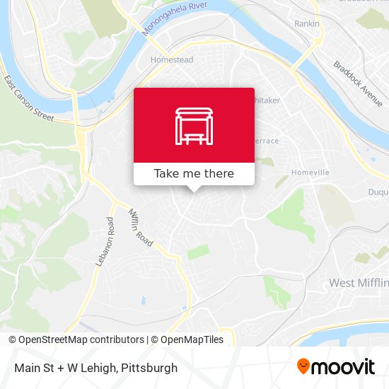 Mapa de Main St + W Lehigh